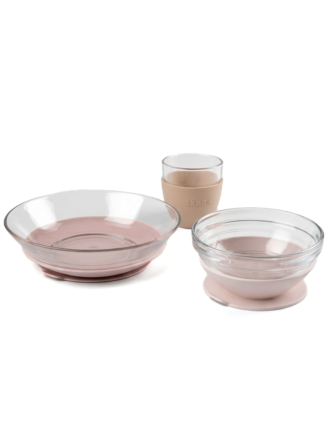 Набор посуды Beaba стеклянный Glass meal set BEABA X DURALEX