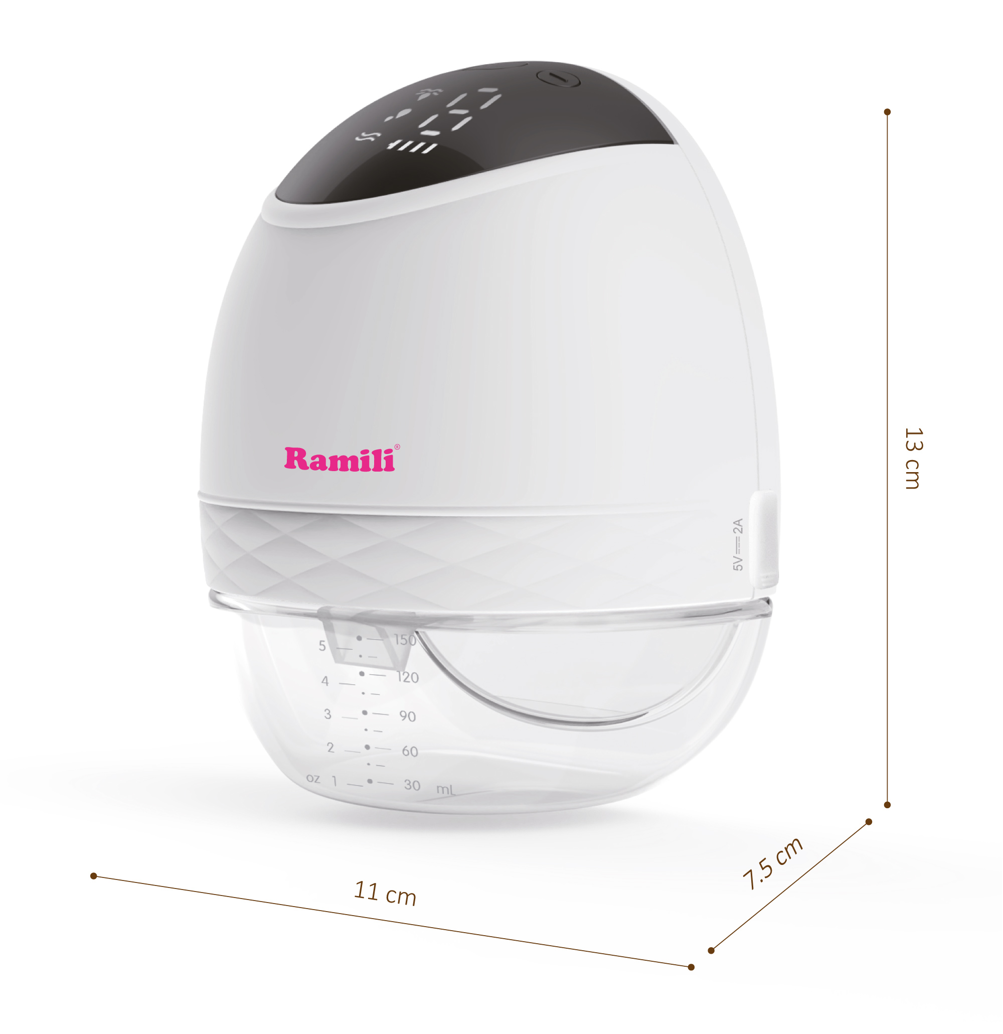 Молокоотсос Ramili двухфазный электрический SE500