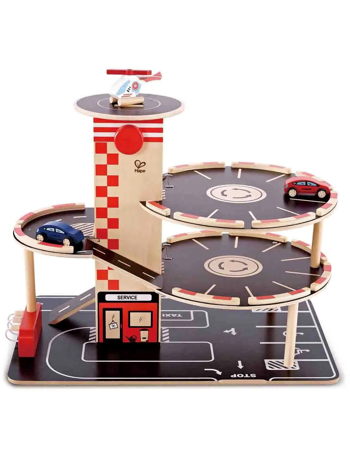 Игровой набор Hape «Многоуровневая парковка» E3002_HP