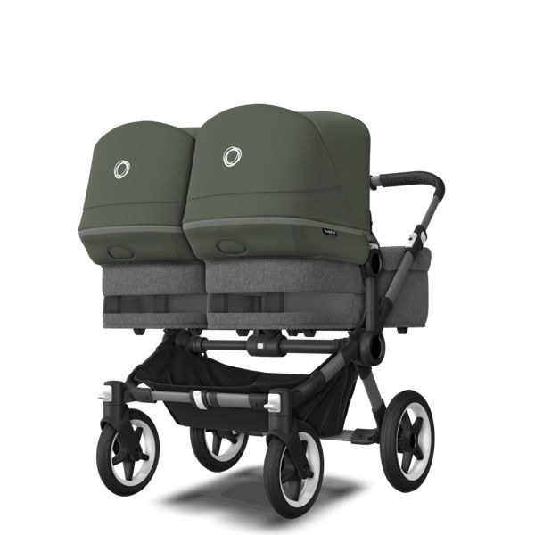 Коляска 2 в 1 Bugaboo Donkey 5 Twin шасси Graphite
