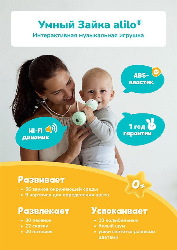 Музыкальная игрушка Alilo Умный зайка R4