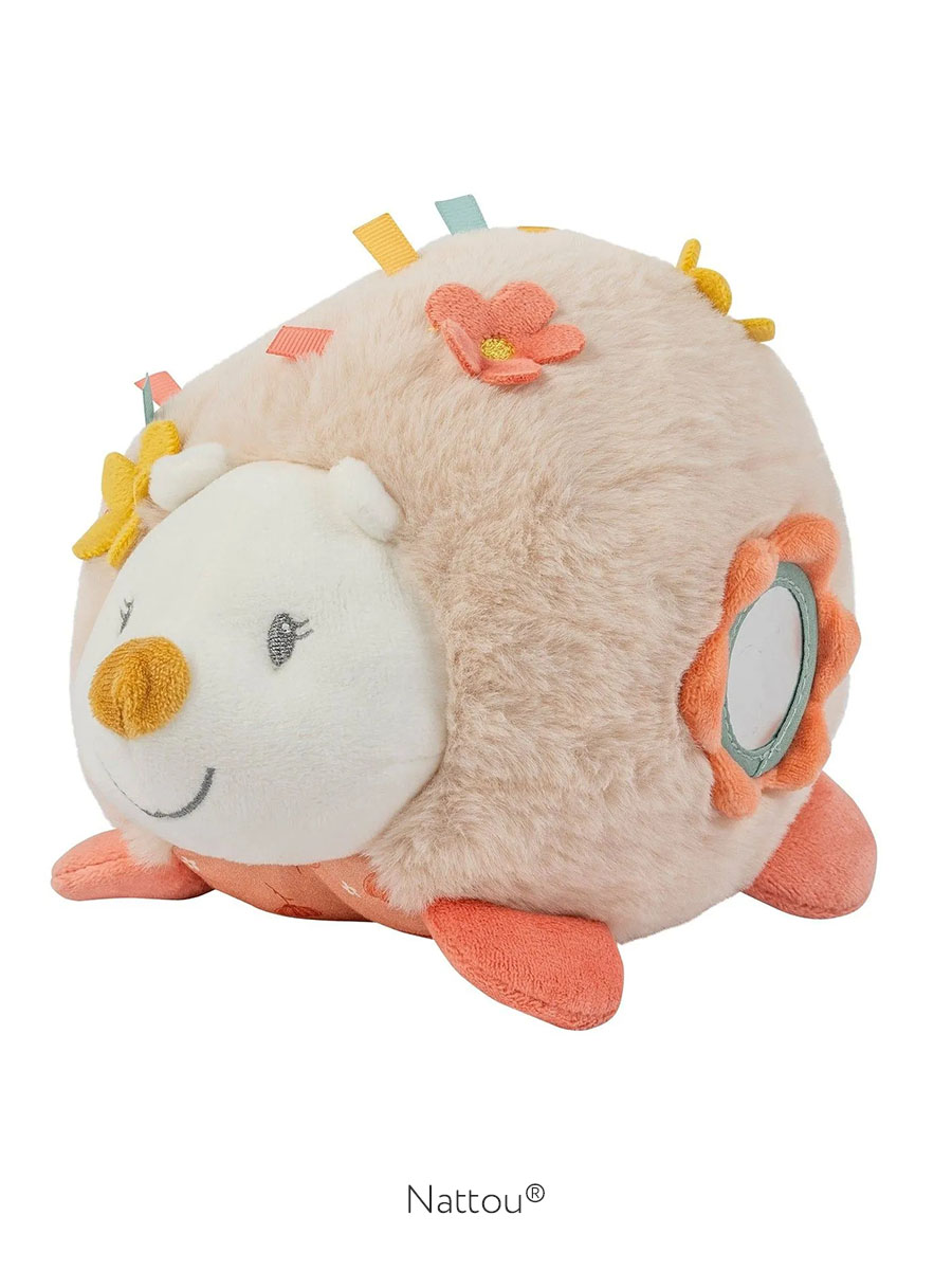 Игрушка мягкая Nattou Soft toy MILA ZOË LANA  Activity Ёжик 266369