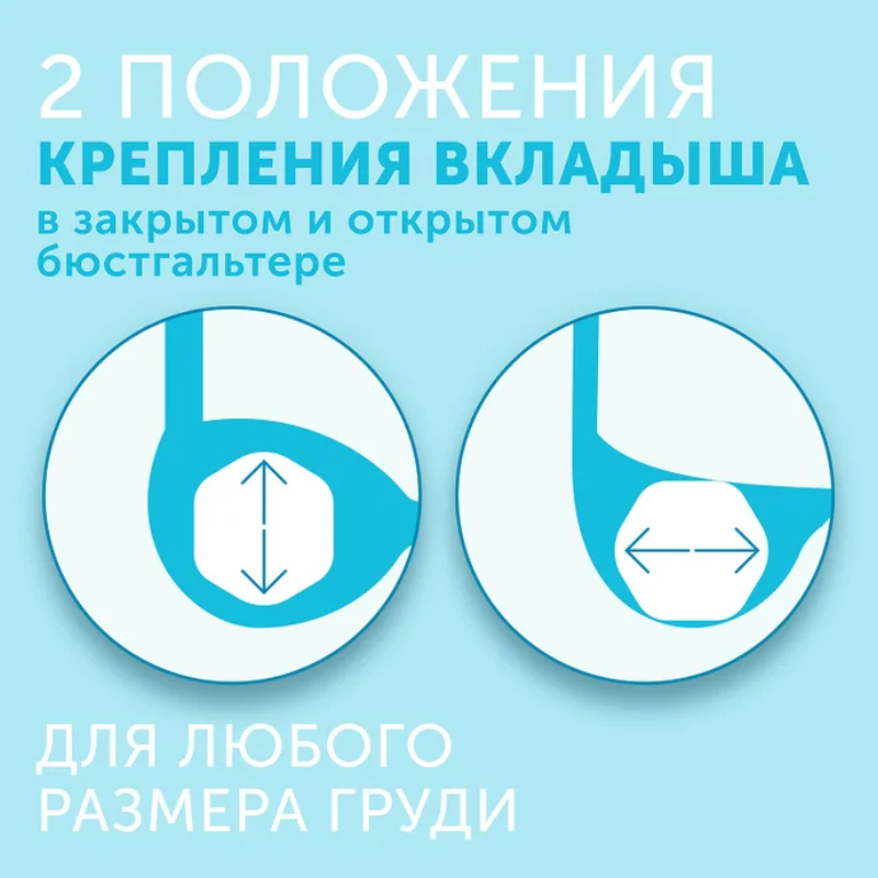 Вкладыши Lovular HOT WIND  лактационные для груди 62 шт/уп