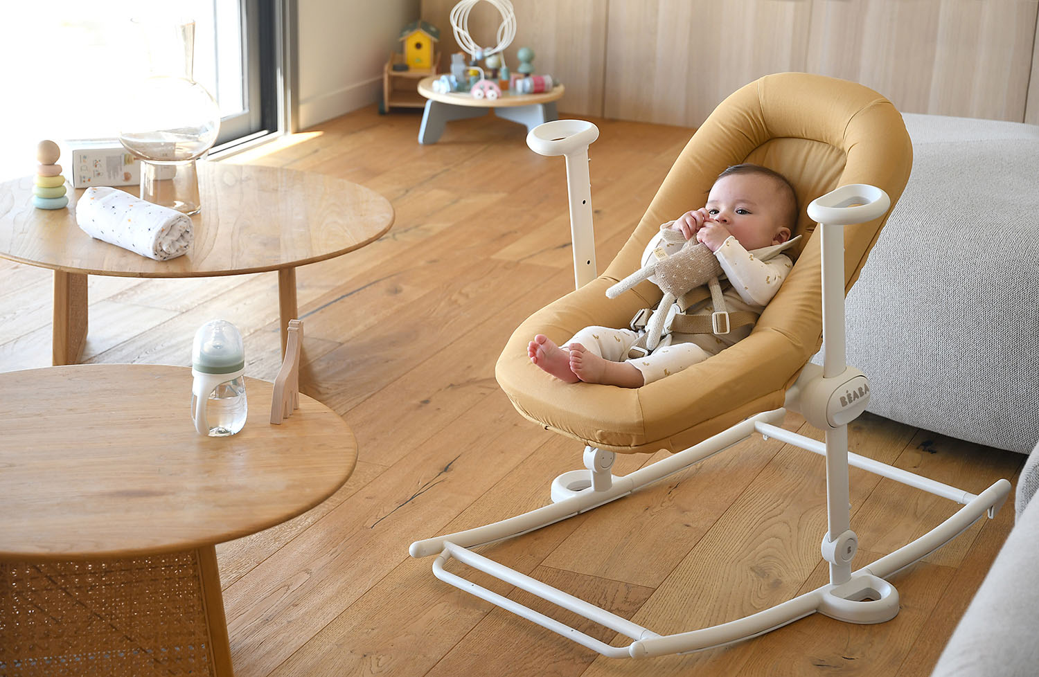 Шезлонг Beaba UP & DOWN OCRE / TRANSAT UP & DOWN + EU