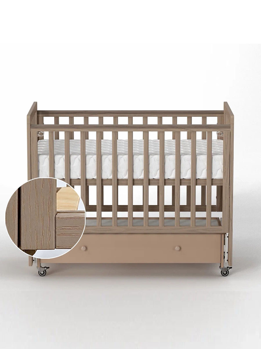 Кровать ANTEMI Classic Sleep Premium 120х60 с ящиком-маятником