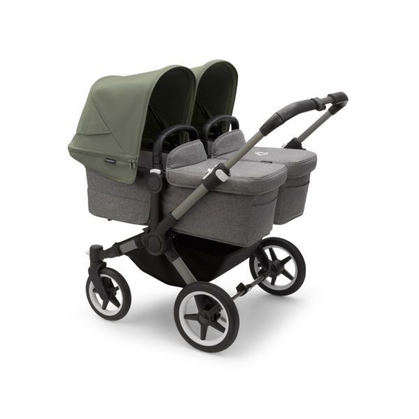 Коляска 2 в 1 Bugaboo Donkey 5 Twin шасси Graphite