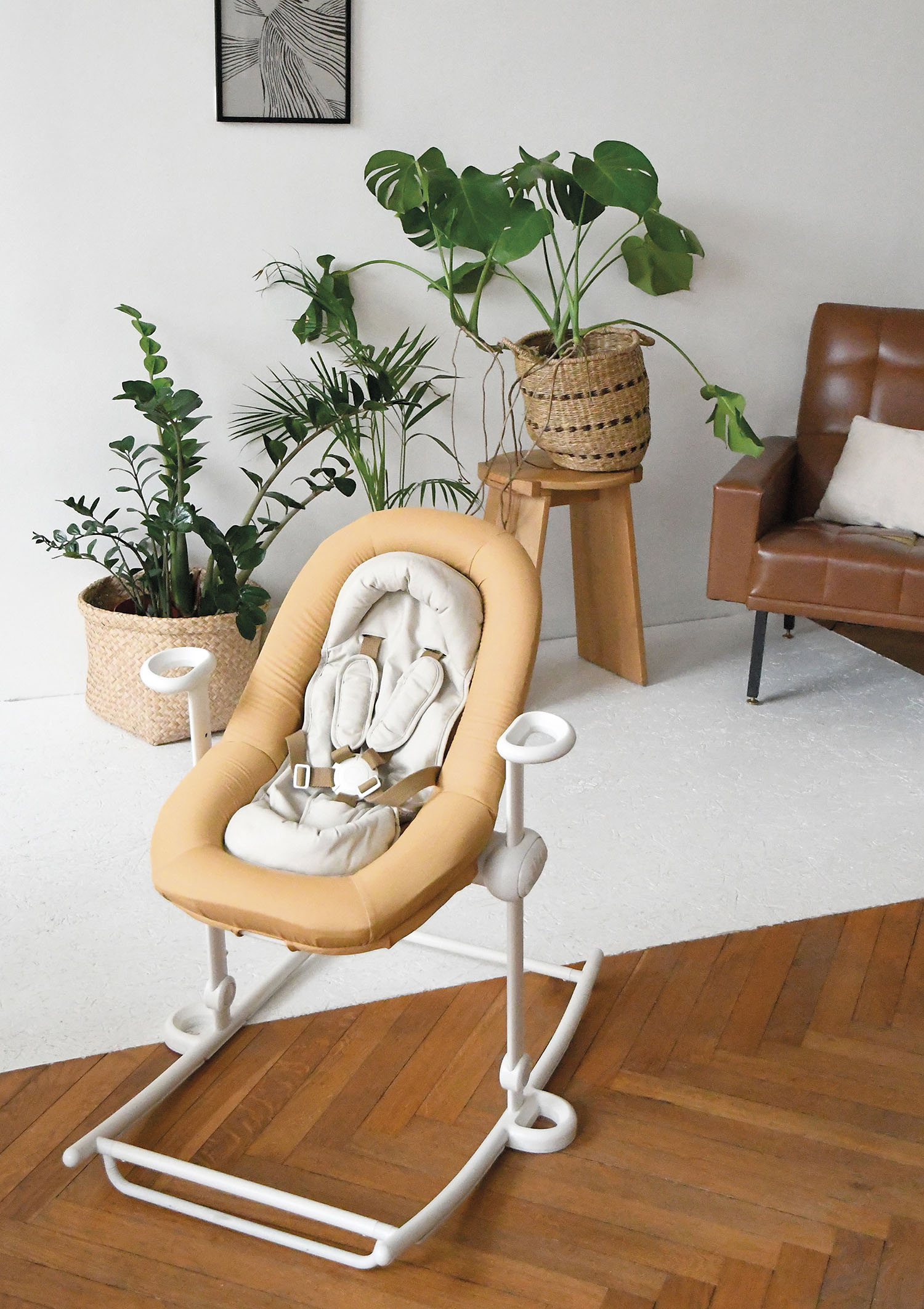Шезлонг Beaba UP & DOWN OCRE / TRANSAT UP & DOWN + EU