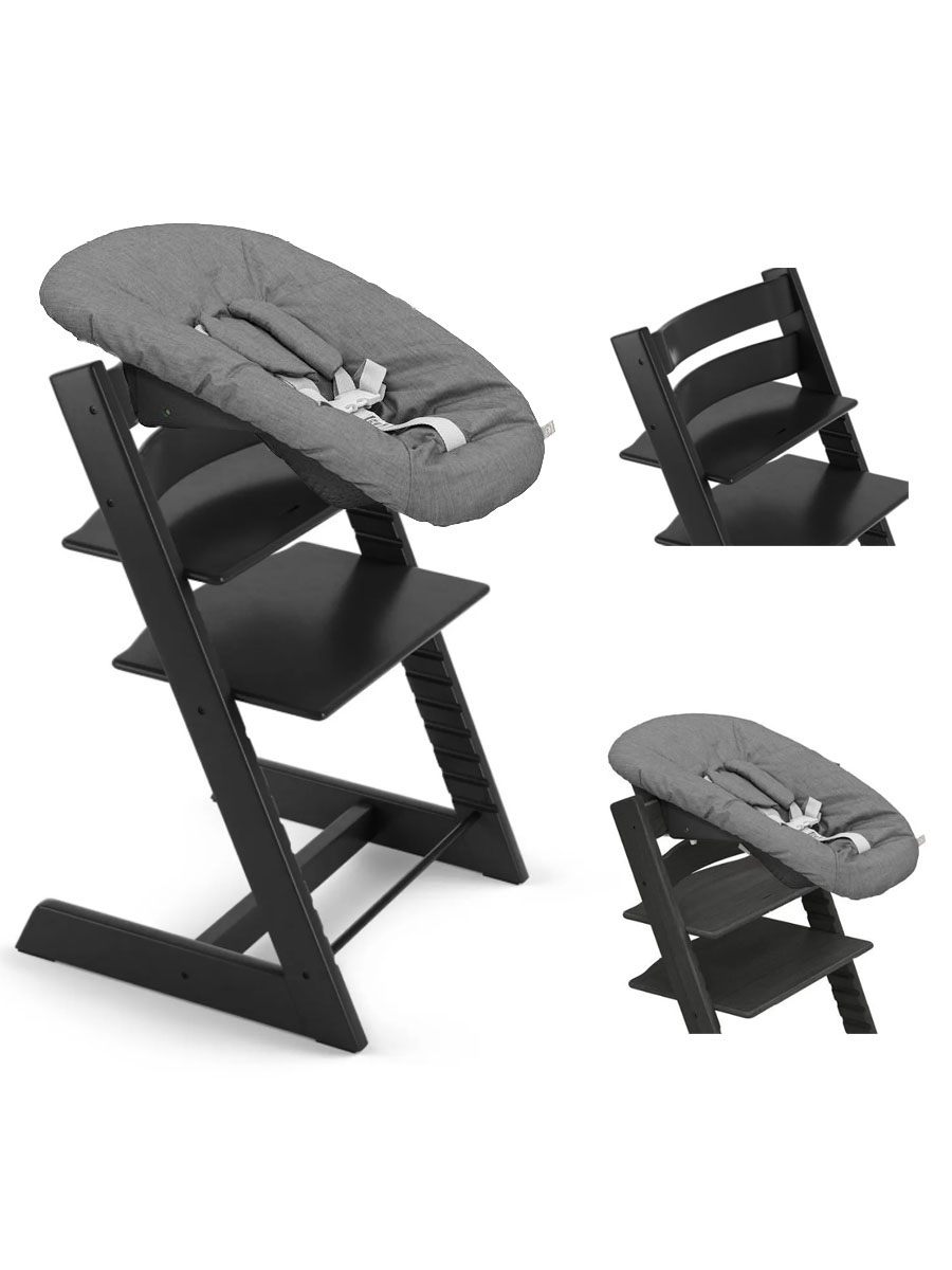 Стульчик растущий для новорожденных Stokke Tripp Trapp бук с сиденьем Newborn