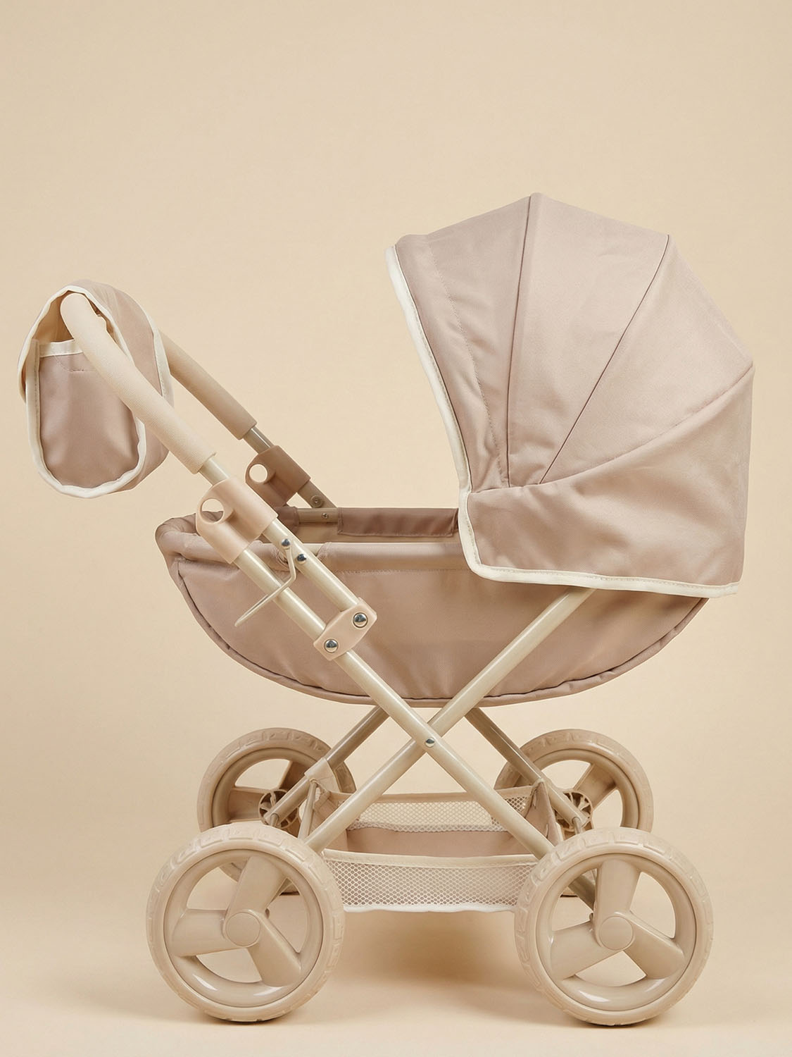 Коляска UNIX Kids Cradle Doll для кукол Бежевый (Camel) DOLLCRADLECL