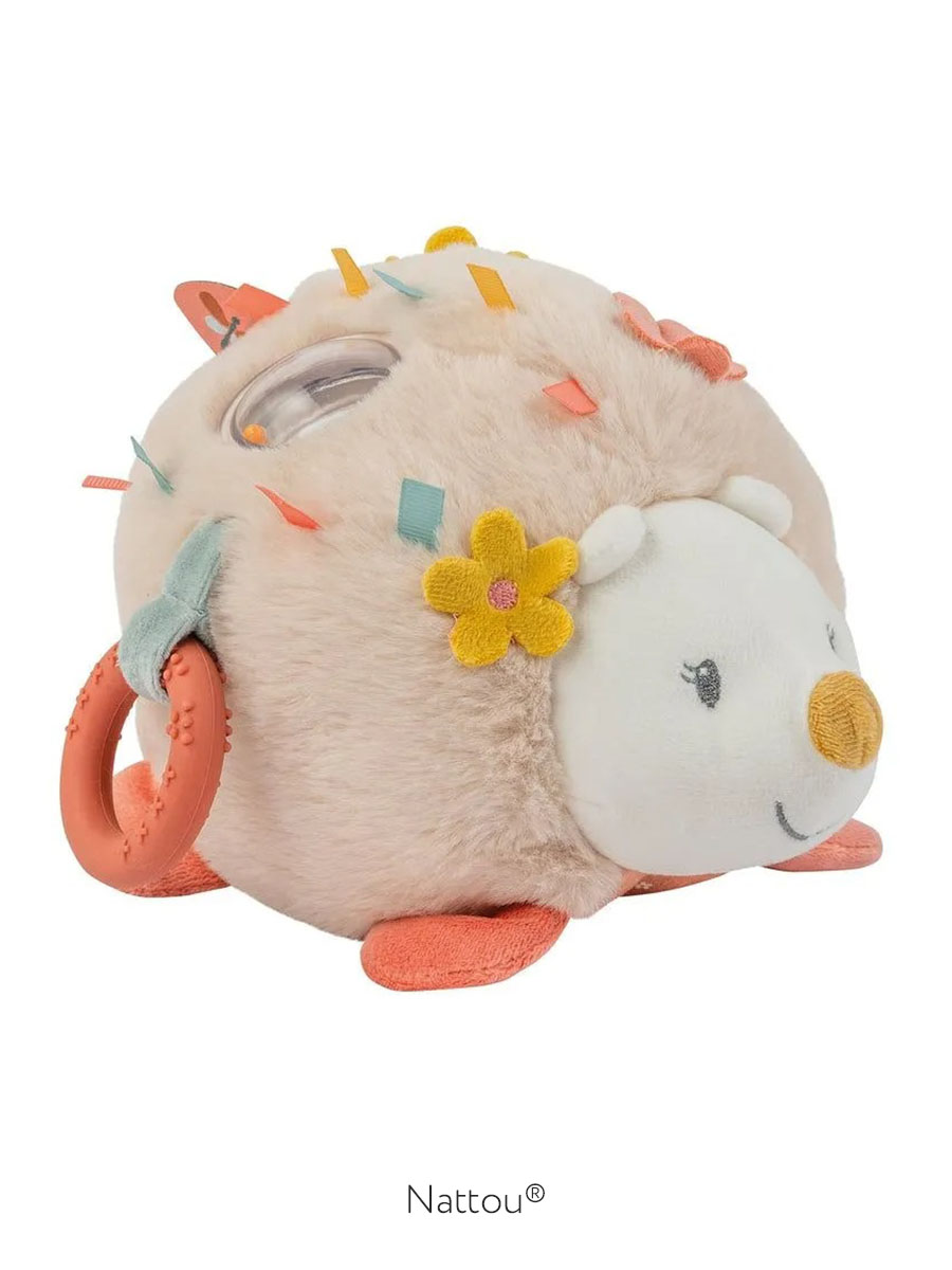 Игрушка мягкая Nattou Soft toy MILA ZOË LANA  Activity Ёжик 266369