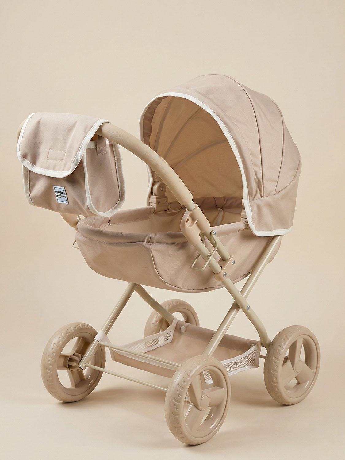 Коляска UNIX Kids Cradle Doll для кукол Бежевый (Camel) DOLLCRADLECL