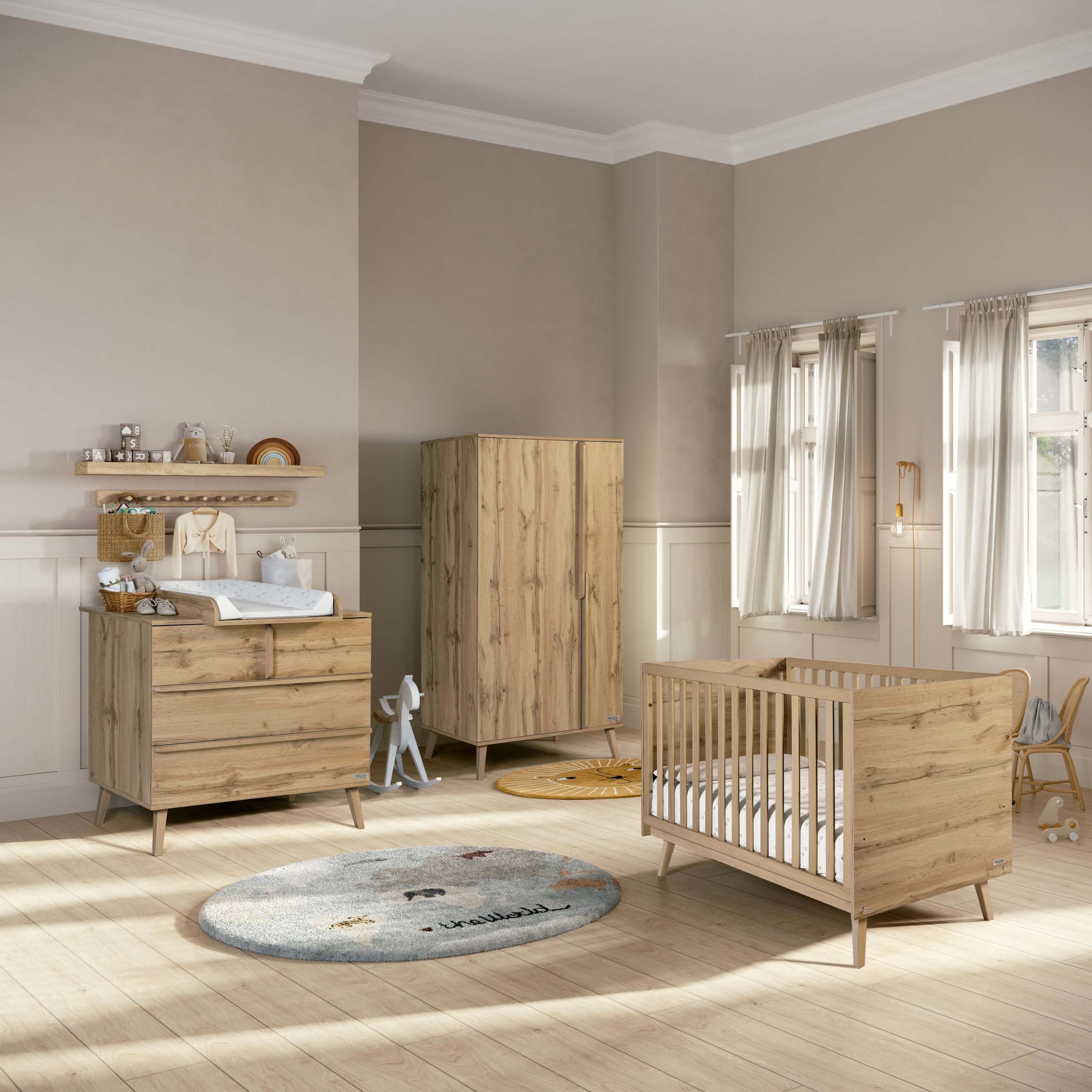 Детская кроватка 140х70 см Micuna Big Martha Oak