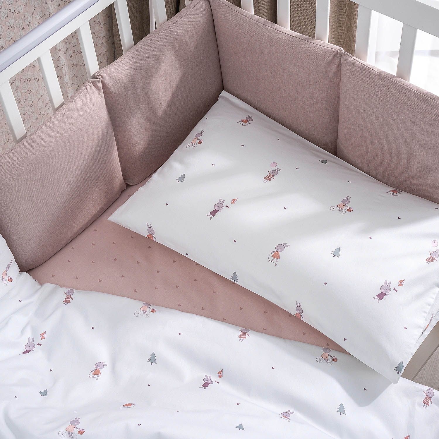 Постельное белье Perina Bunnies 120х60 см 3 предмета