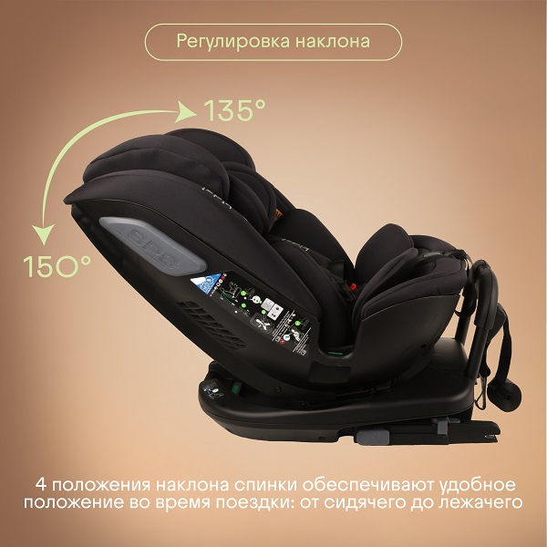 Автокресло 0+/1/2/3 KIDZI SPIN PLUS 360 i-SIZE