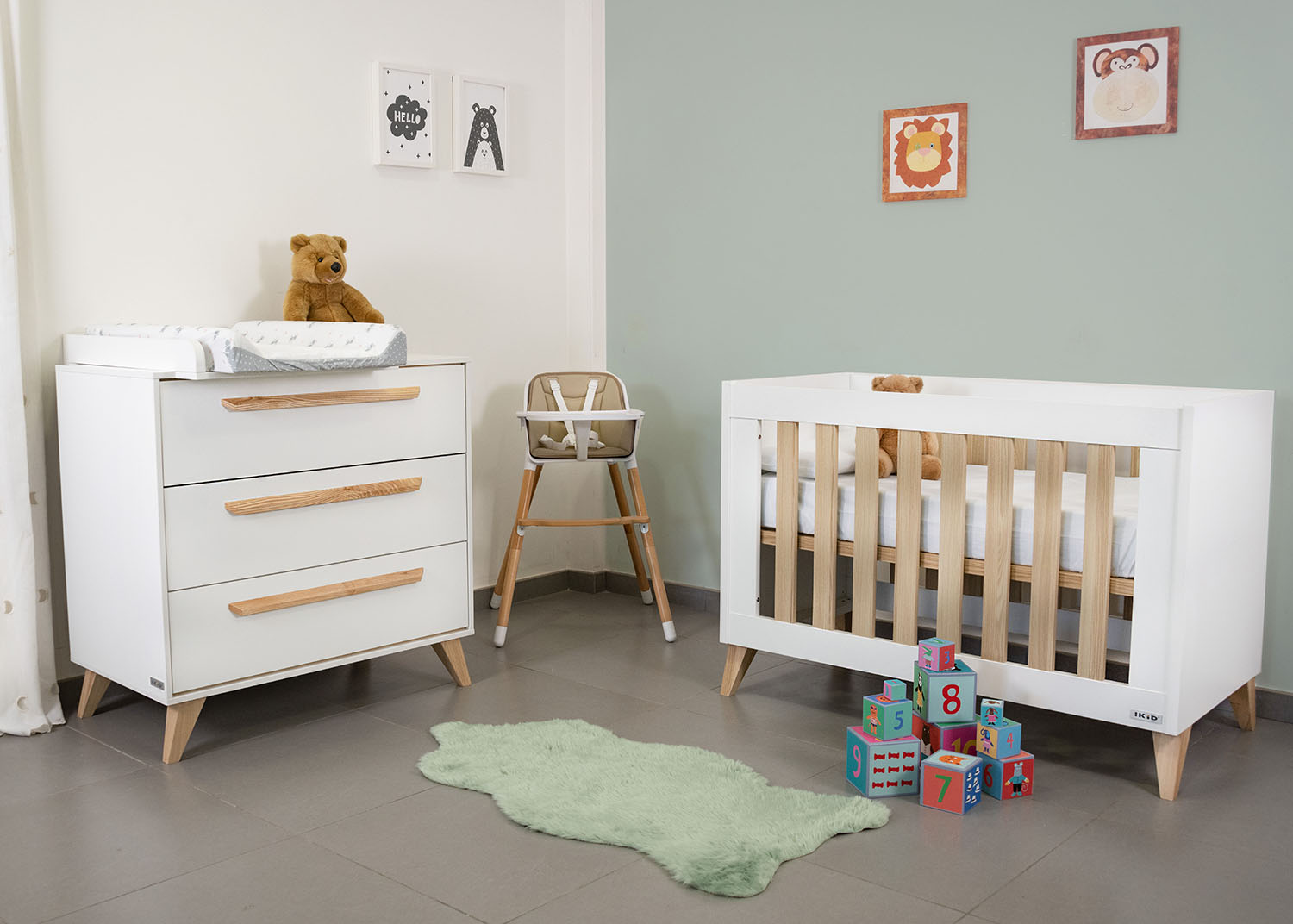 Кроватка детская 120х60 IKiD Lazio