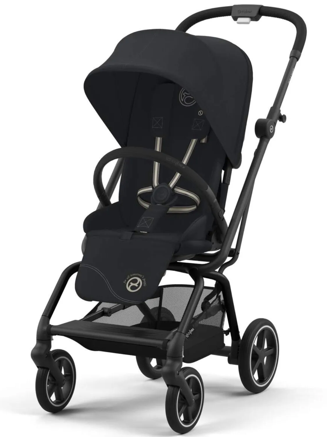 Коляска прогулочная Cybex Eezy S Twist+ 2 с дождевиком и бампером