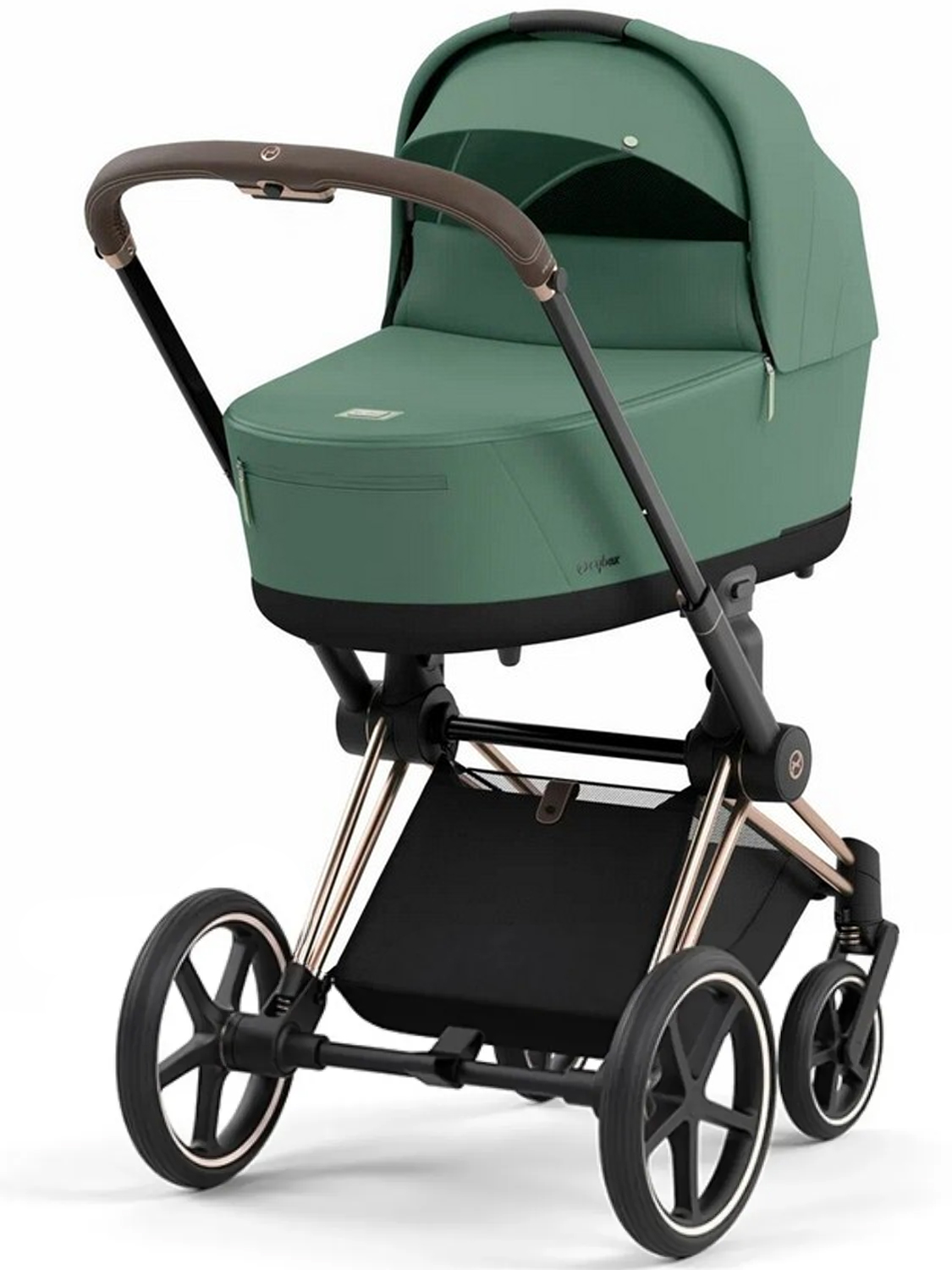 Коляска 2 в 1 Cybex Priam IV шасси Rosegold