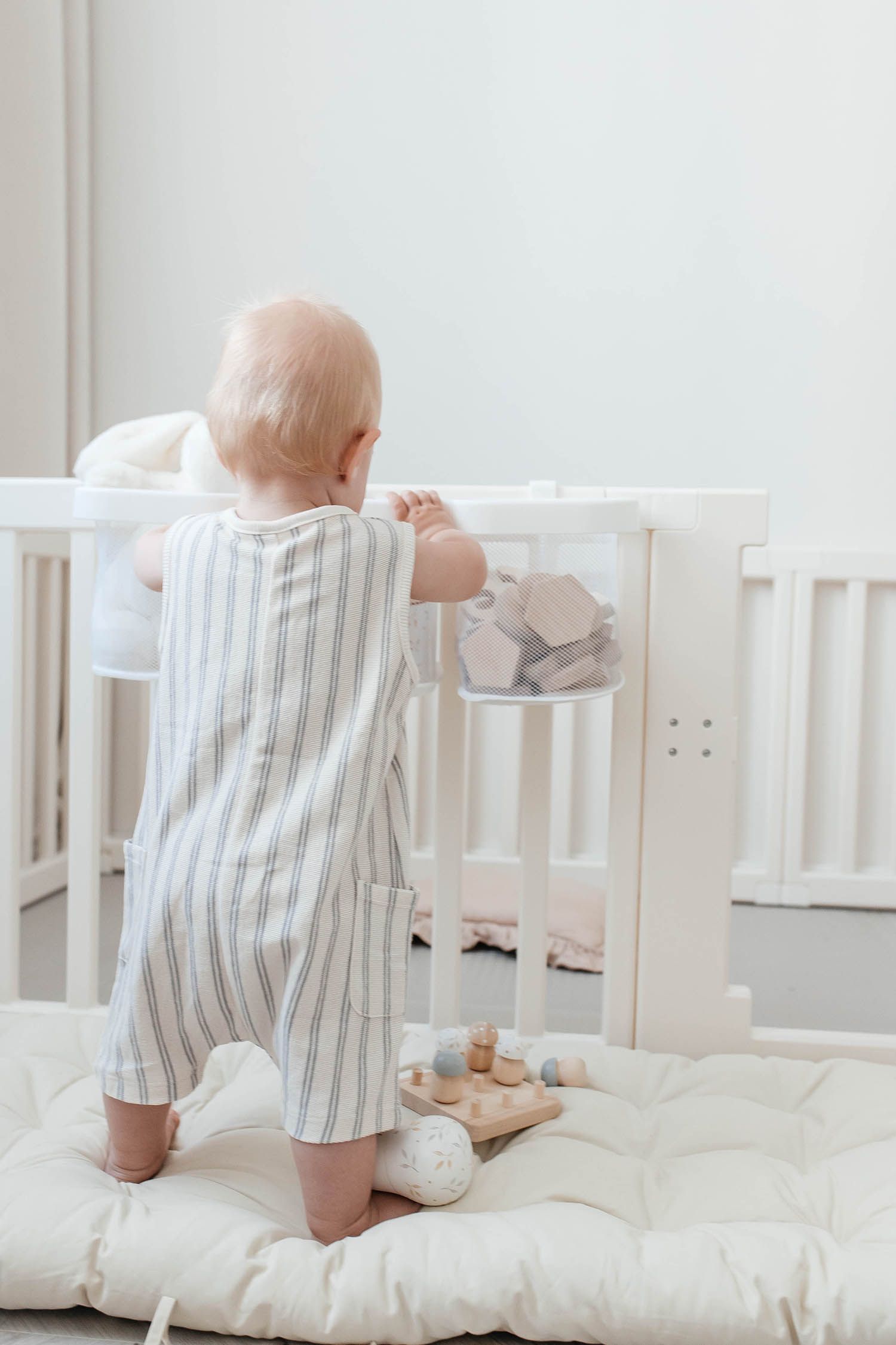 Органайзер для хранения подвесной UNIX Kids White с тремя отделениями универсальный PPBH3W