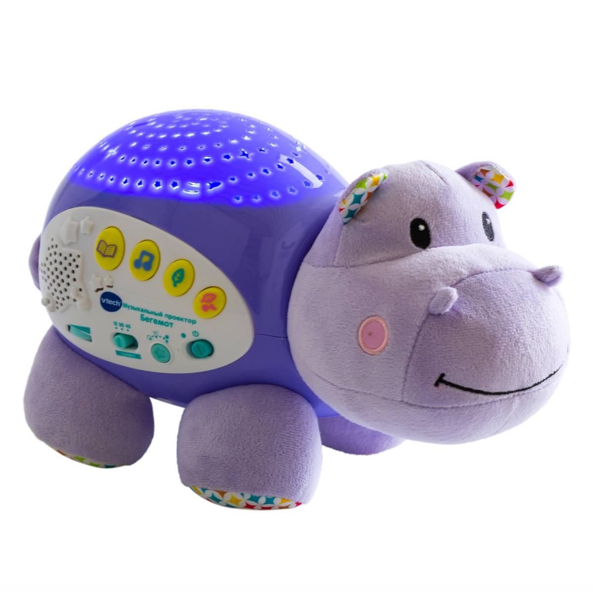Проектор звездного неба музыкальный VTech «Бегемот» 0+ 80-180926