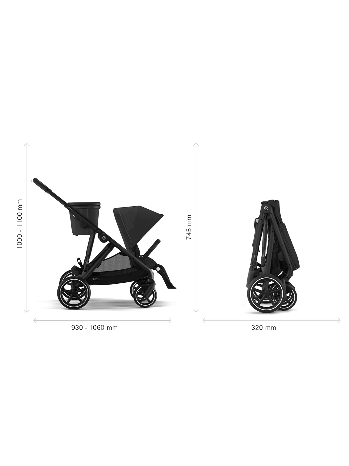 Коляска для погодок Cybex Gazelle S