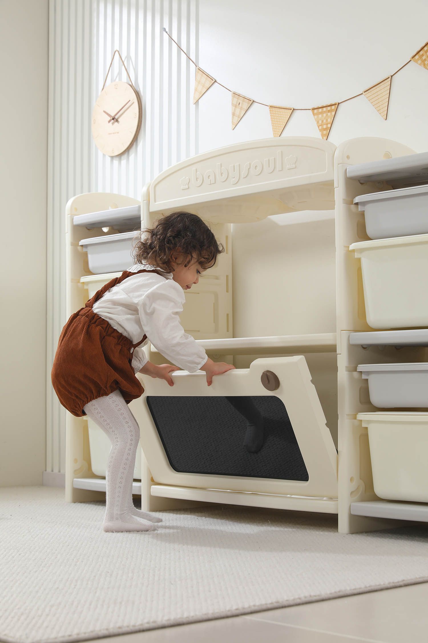 Кухня детская UNIX Kids Cook & Store 8 Grey PKTNC&S8GRY 48 элементов