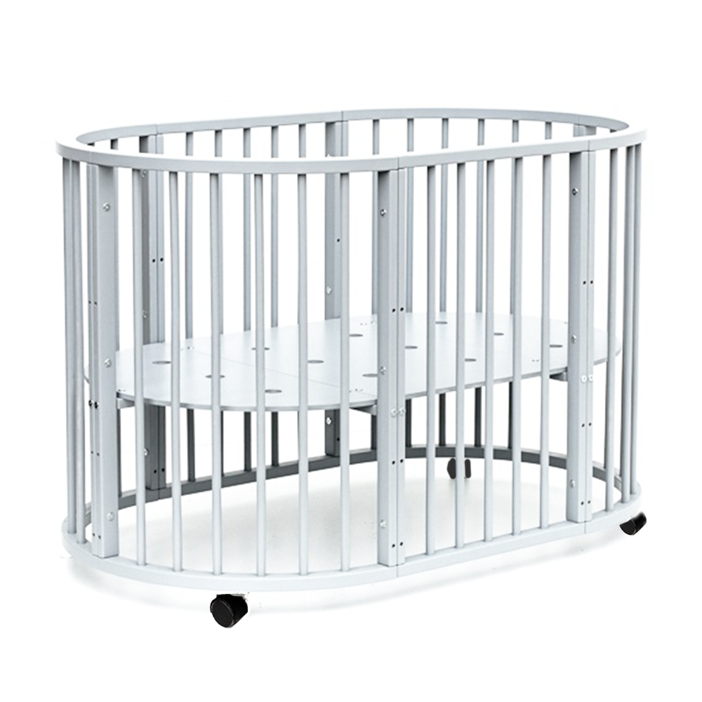 Кровать Bambini 125х75 см овальная 7 режимов с матрасиком Flex Cotton Ring