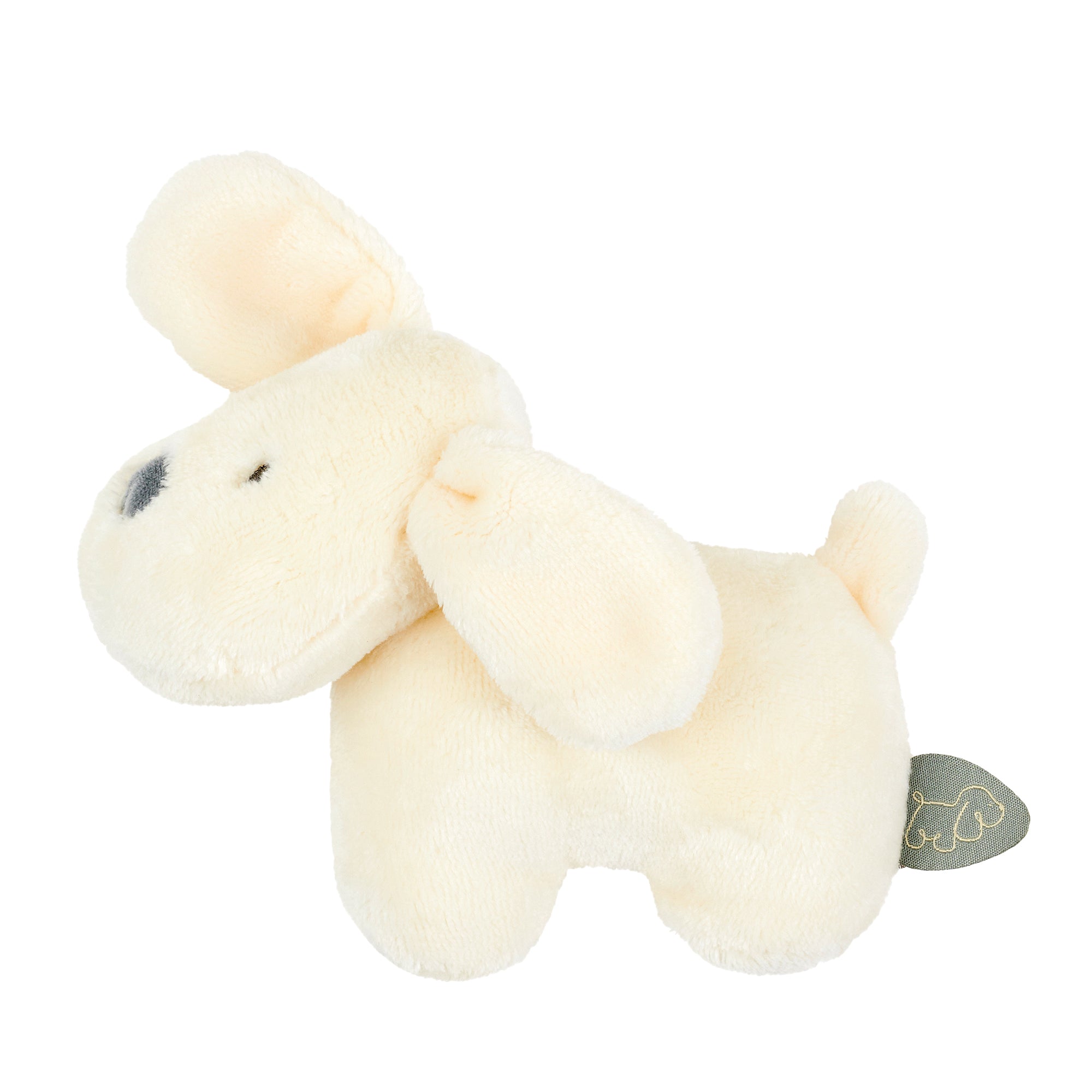 Игрушка мягкая Nattou Rattle Charlie Собачка vanilla 388061