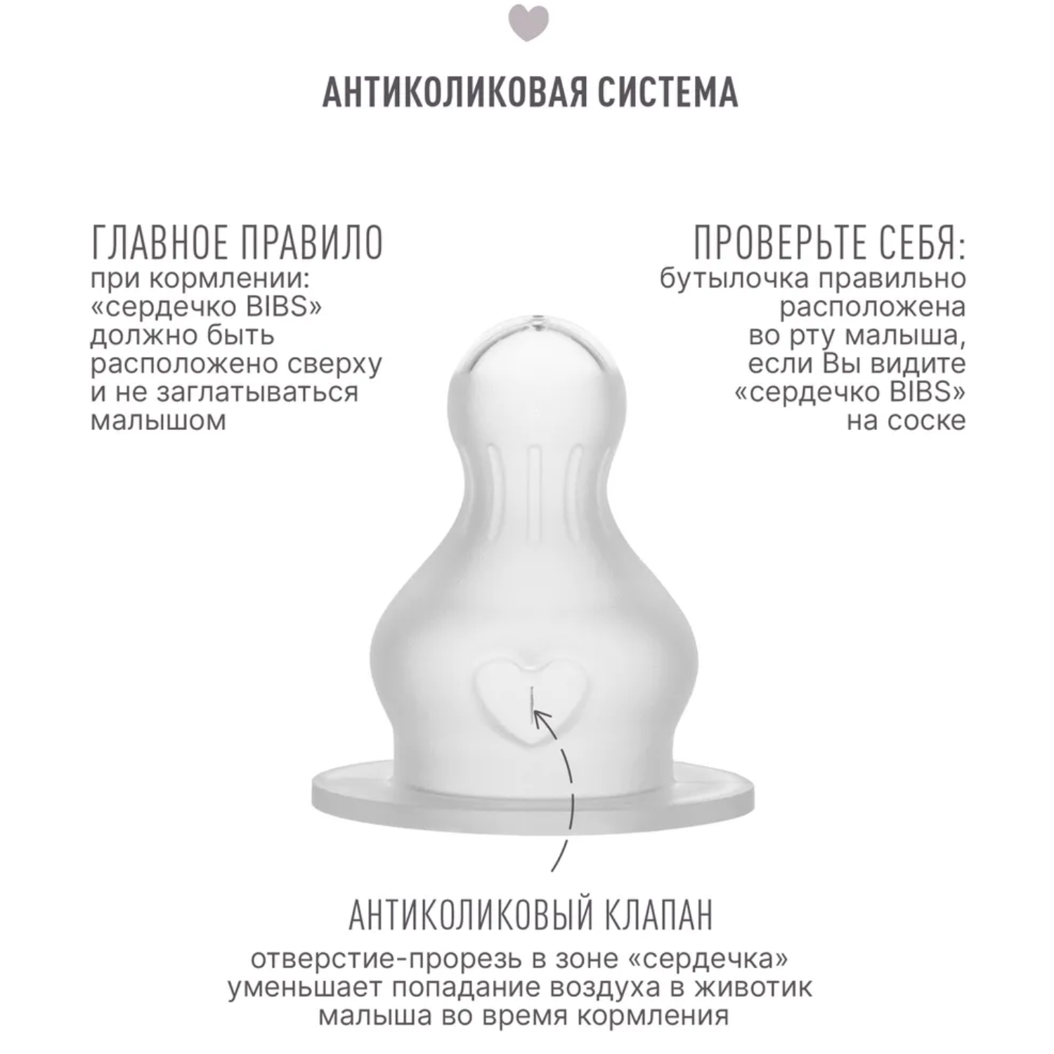 Соска BIBS силиконовая для бутылочки быстрый поток - 2 шт