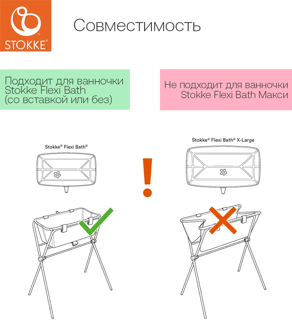 Стойка Stokke Flexi Bath для поддержки ванночки