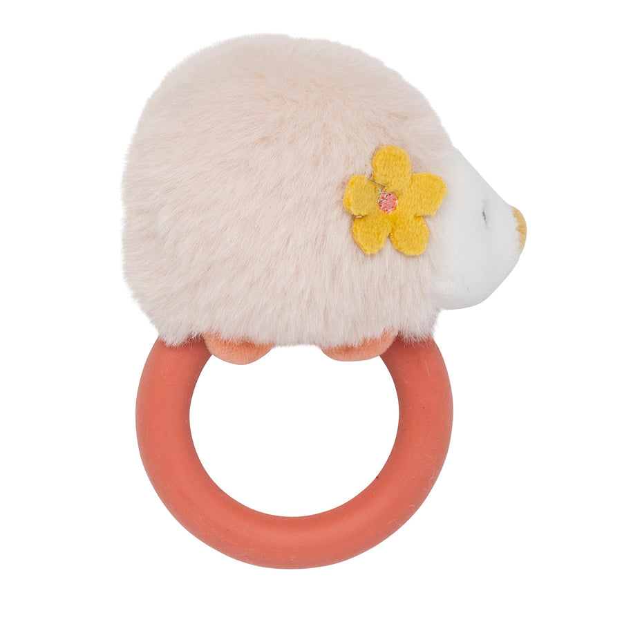 Игрушка мягкая Nattou Rattle MILA ZOË LANA Ёжик с кольцом 266178
