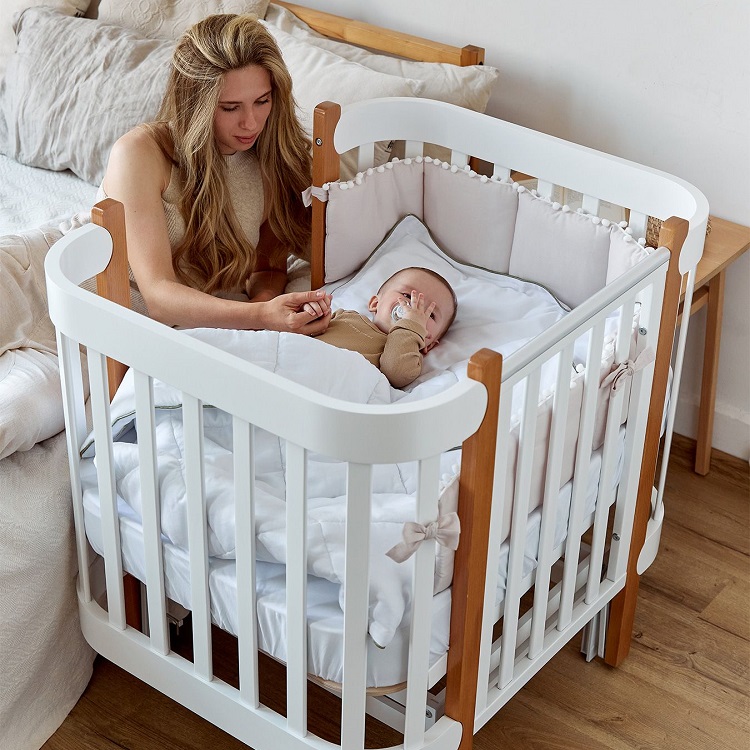 Кроватка-трансформер приставная Happy Baby Mommy Lux