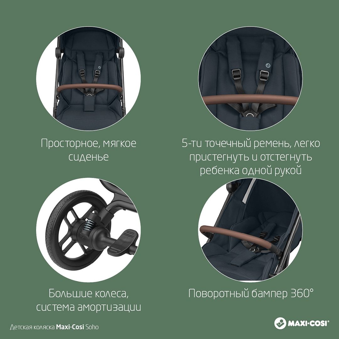 Коляска 2 в 1 Maxi-Cosi Soho