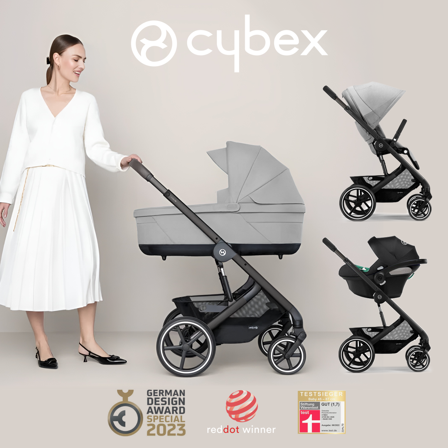 Коляска 3 в 1 Cybex Balios S Lux
