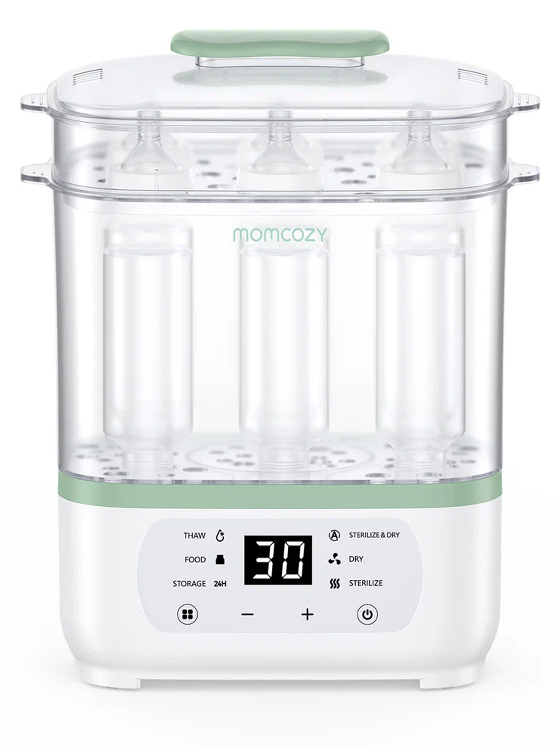 Стерилизатор Momcozy электрический паровой для детских бутылочек 8 в 1 BS02