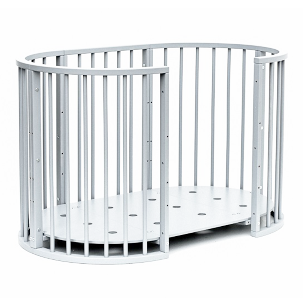 Кровать Bambini 125х75 см овальная 7 режимов с матрасиком Flex Cotton Ring