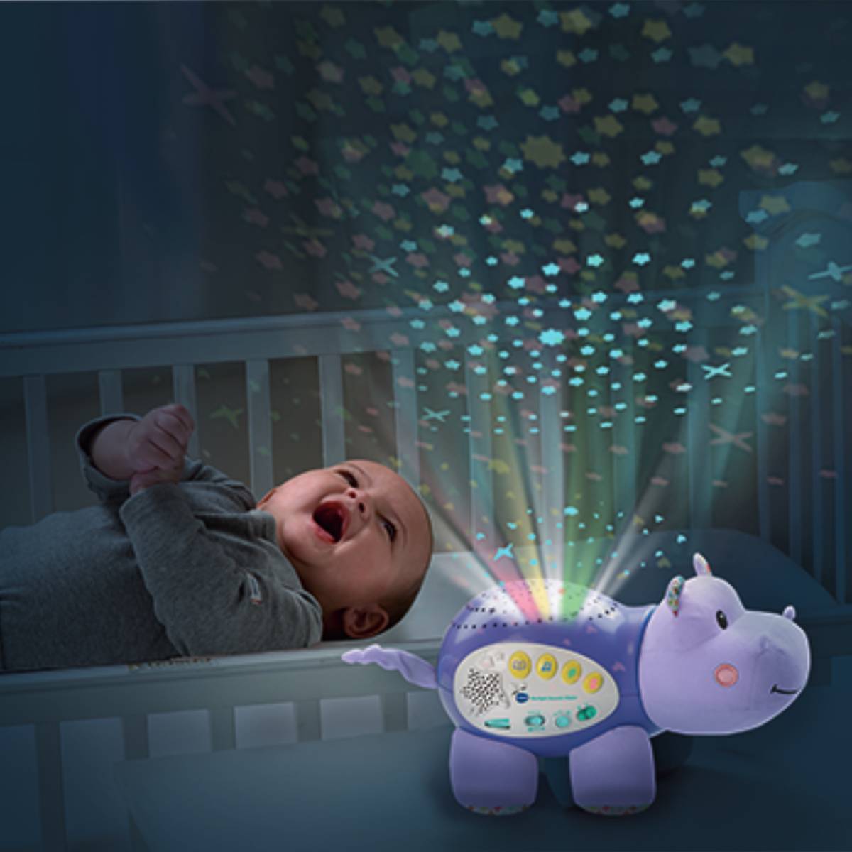 Проектор звездного неба музыкальный VTech «Бегемот» 0+ 80-180926