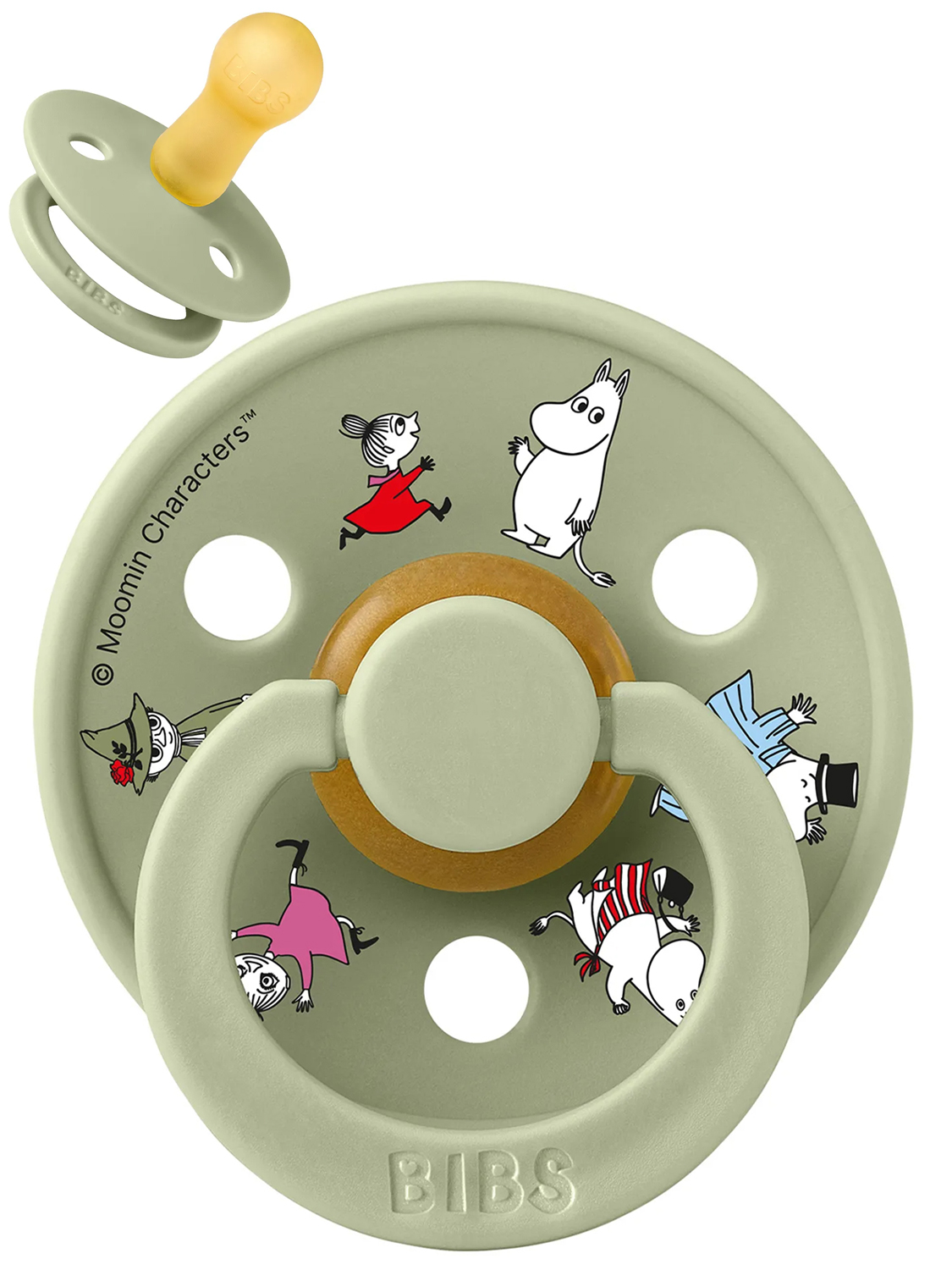 Пустышка латексная BIBS x Moomin Colour, 6+ мес