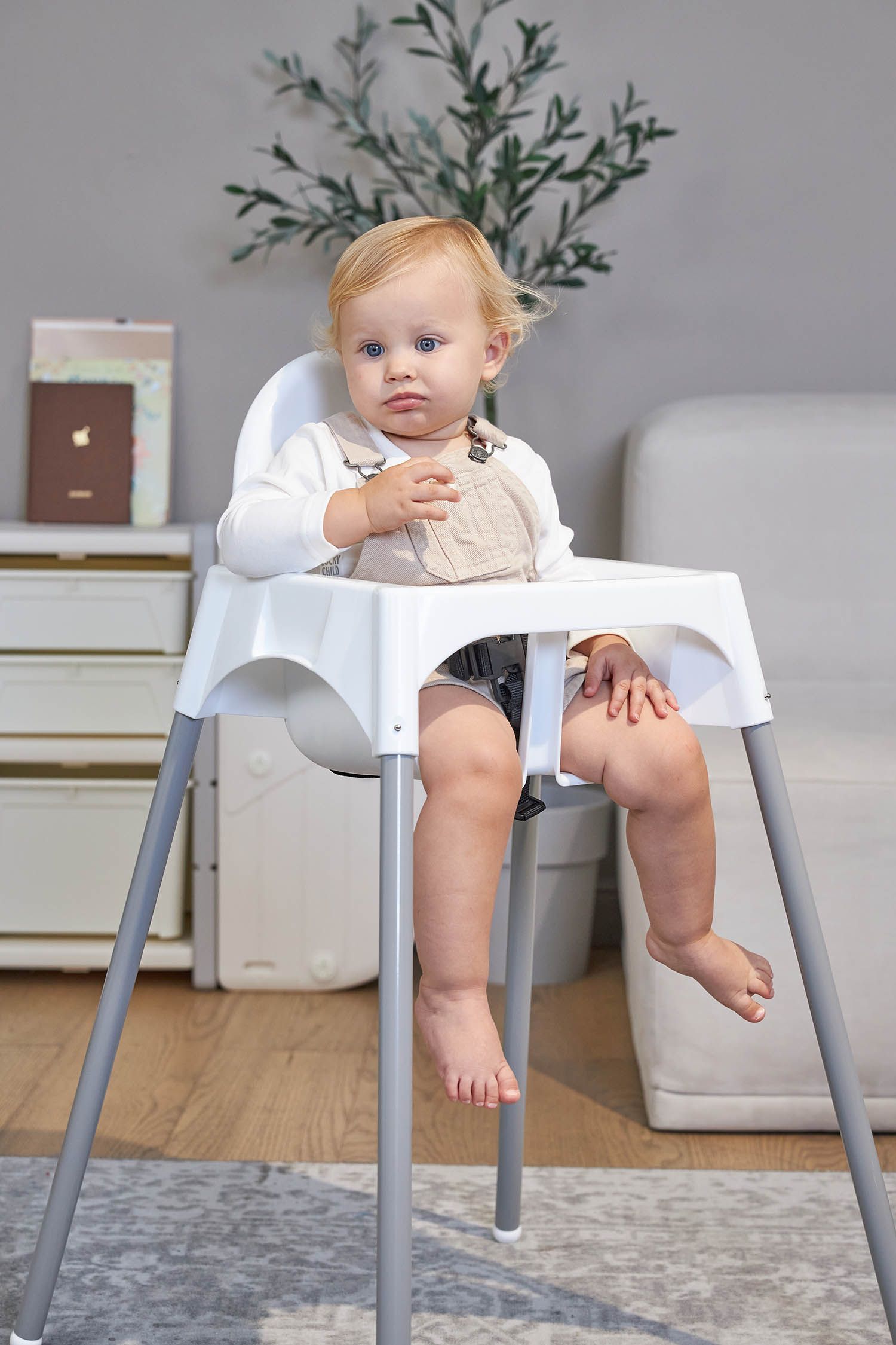 Стул для кормления UNIX Kids Fixed White PPHCIKEAW