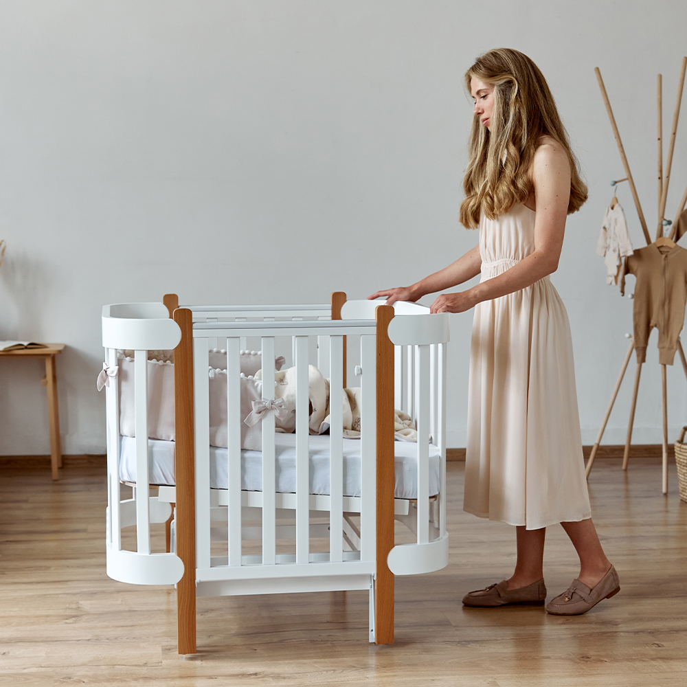 Кроватка-трансформер приставная Happy Baby Mommy Lux