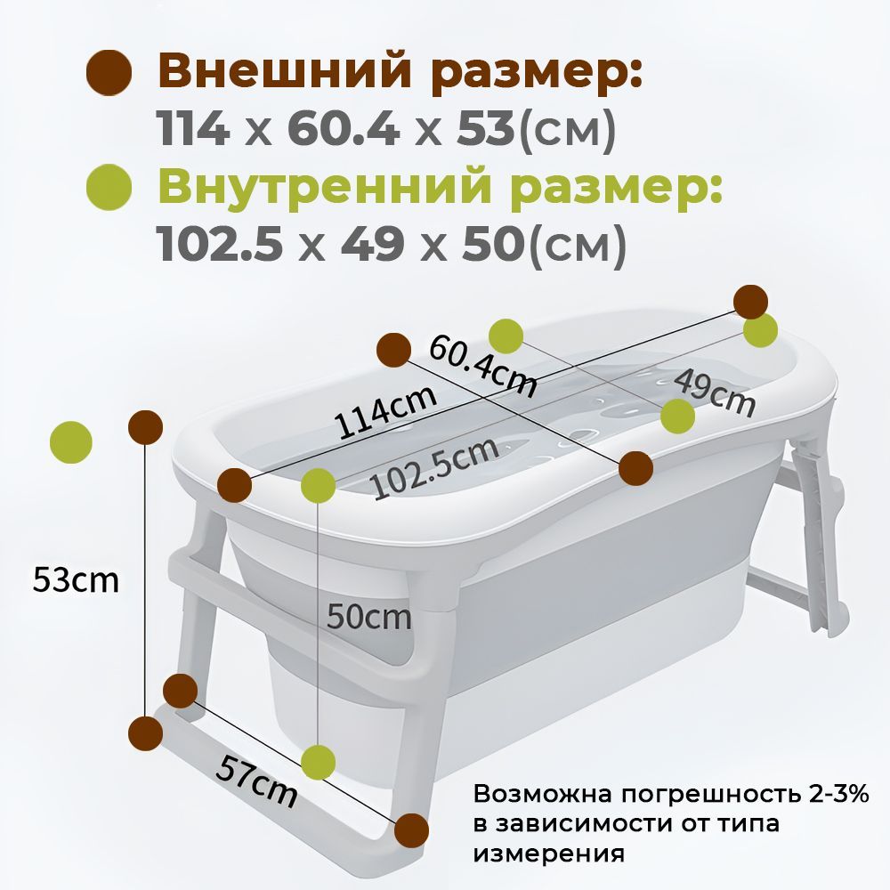 Ванночка для купания новорожденных iFam большая складная