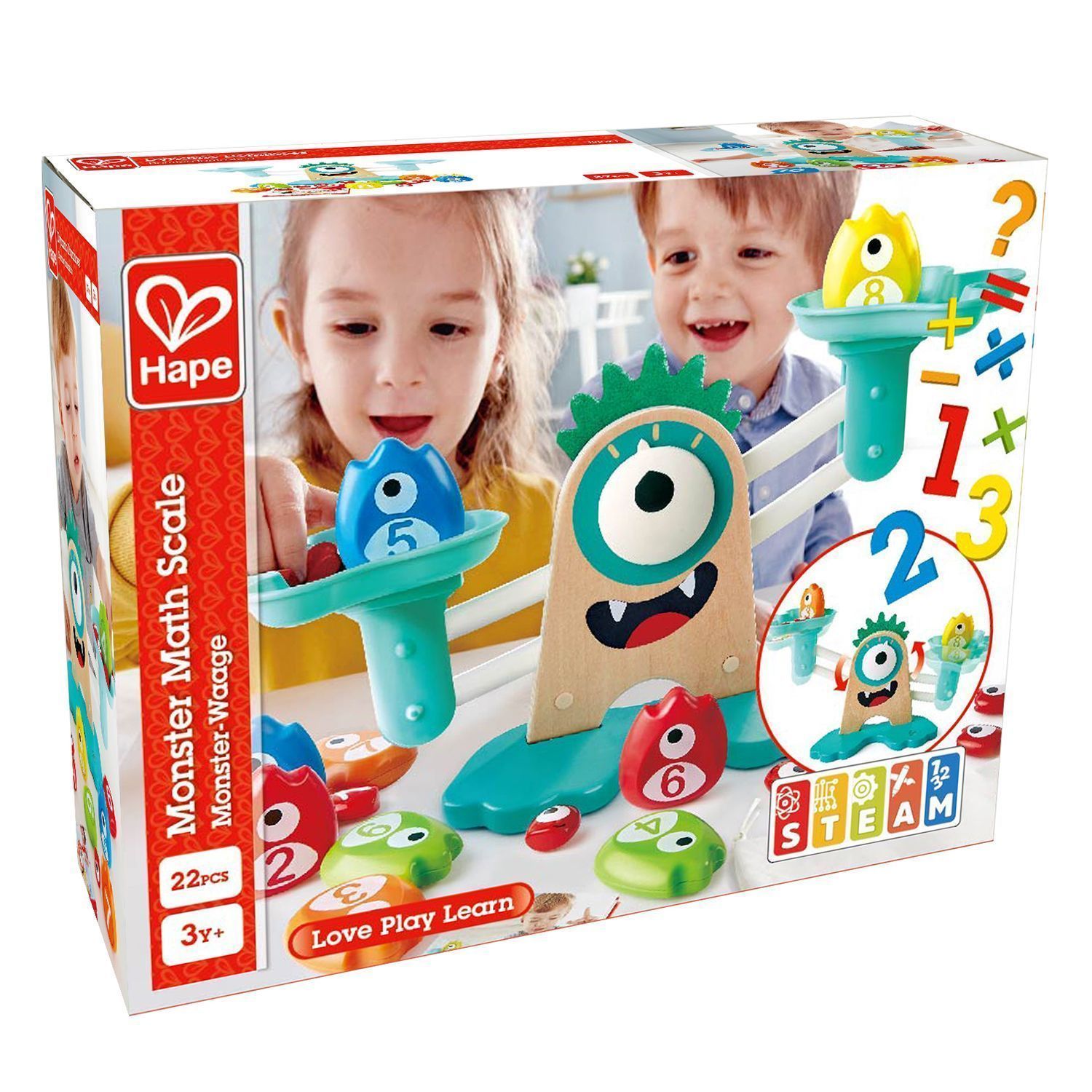 Игрушечные весы Hape «Монстрики» E0511_HP