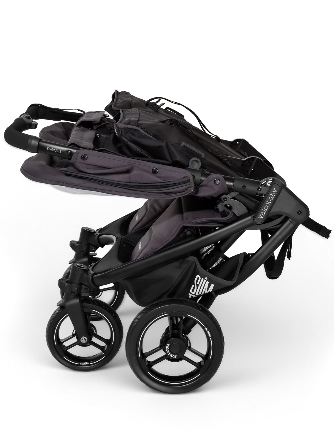 Коляска прогулочная для двойни Valco Baby Slim Twin 2.0