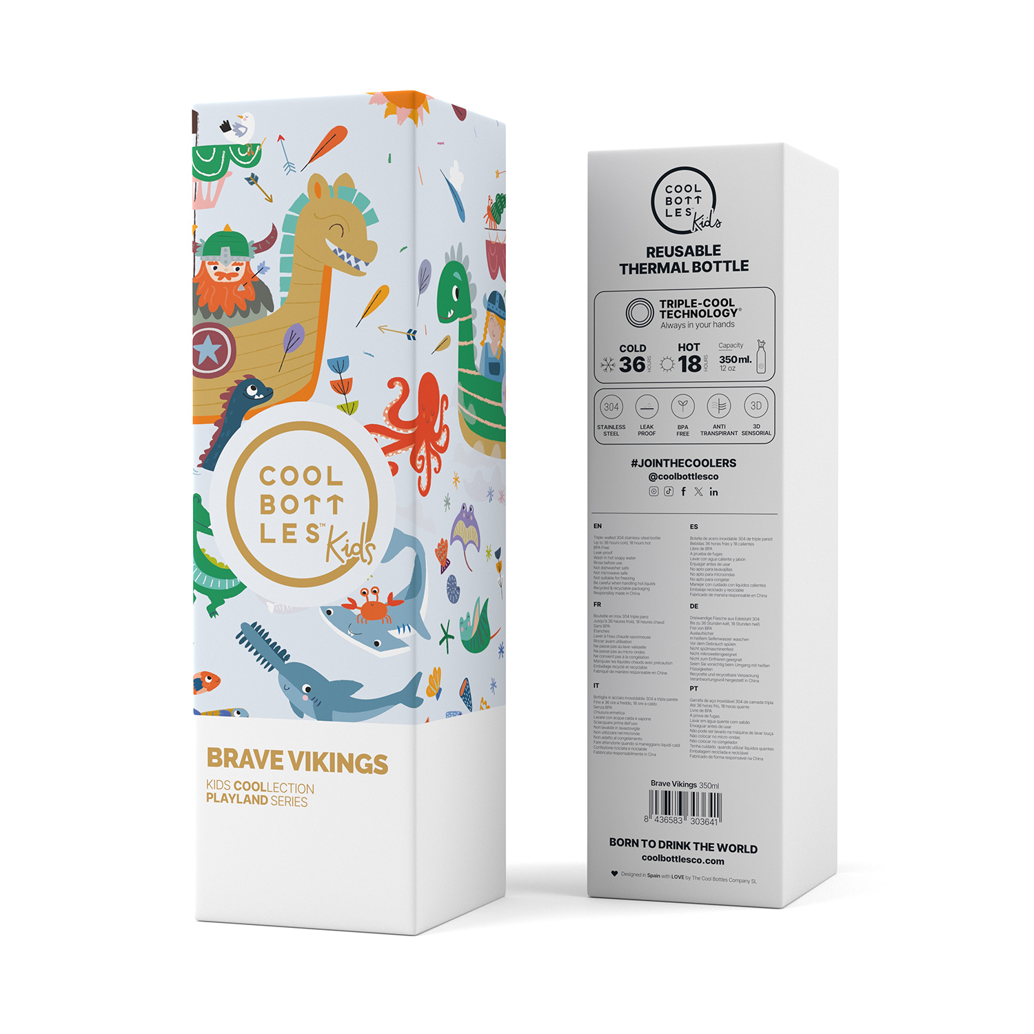 Термос–термобутылка Cool Bottles Kids 350мл