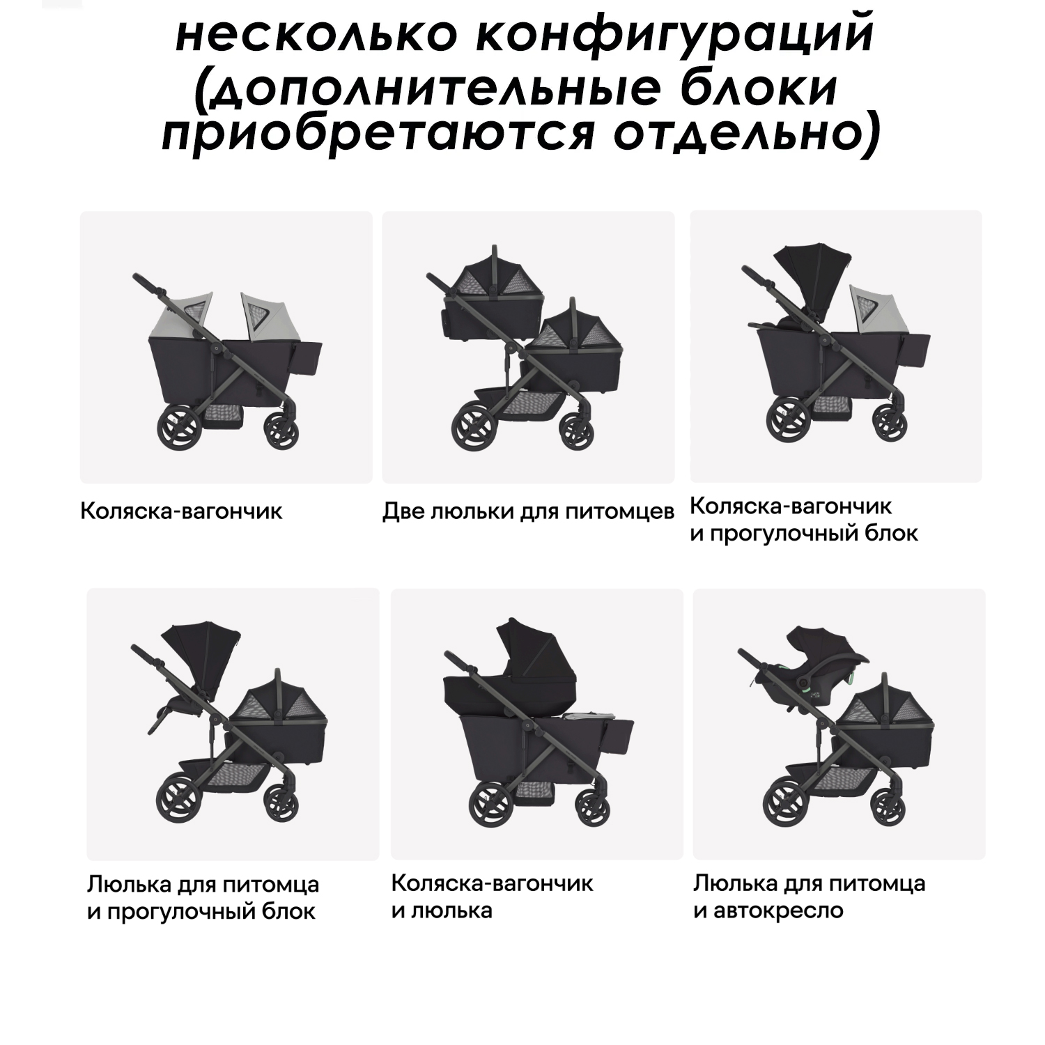 Коляска для погодок ANEX Modu