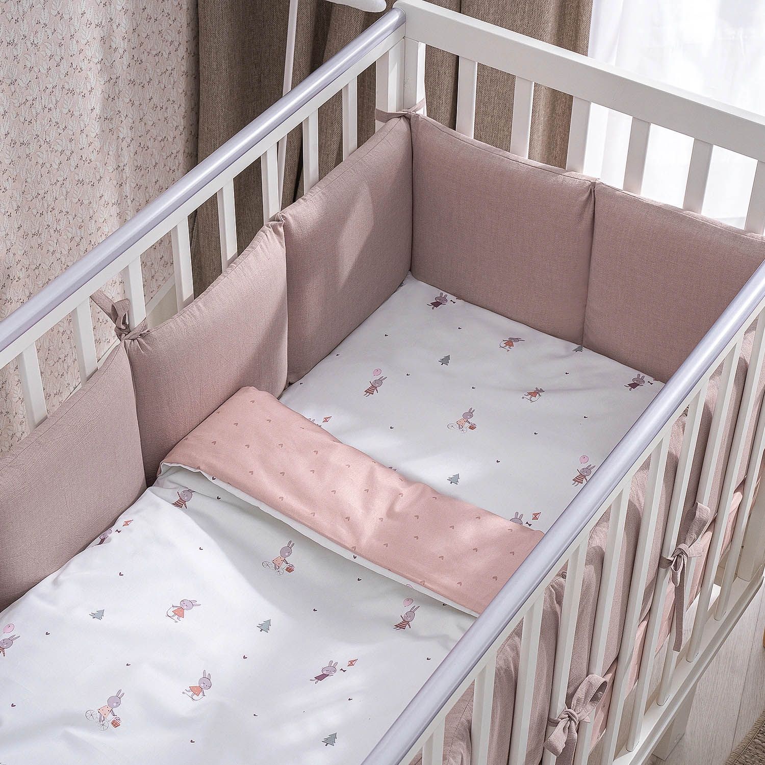Постельное белье Perina Bunnies 120х60 см 3 предмета