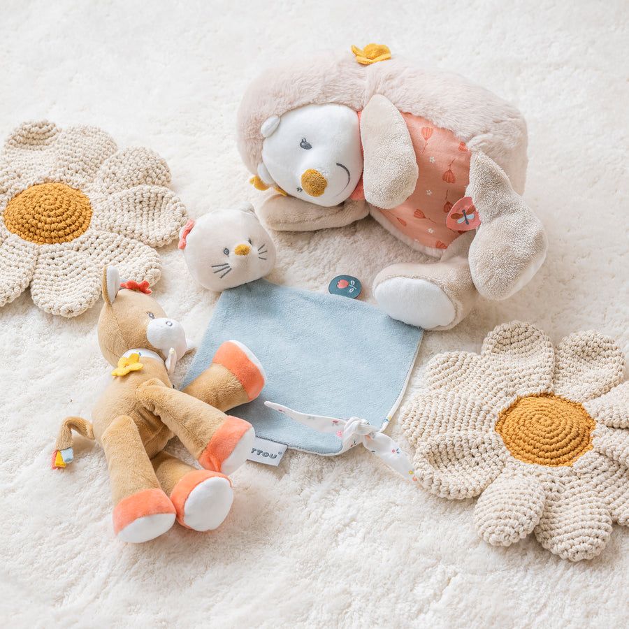 Игрушка мягкая Nattou Soft toy MILA ZOË LANA Ёжик 266024