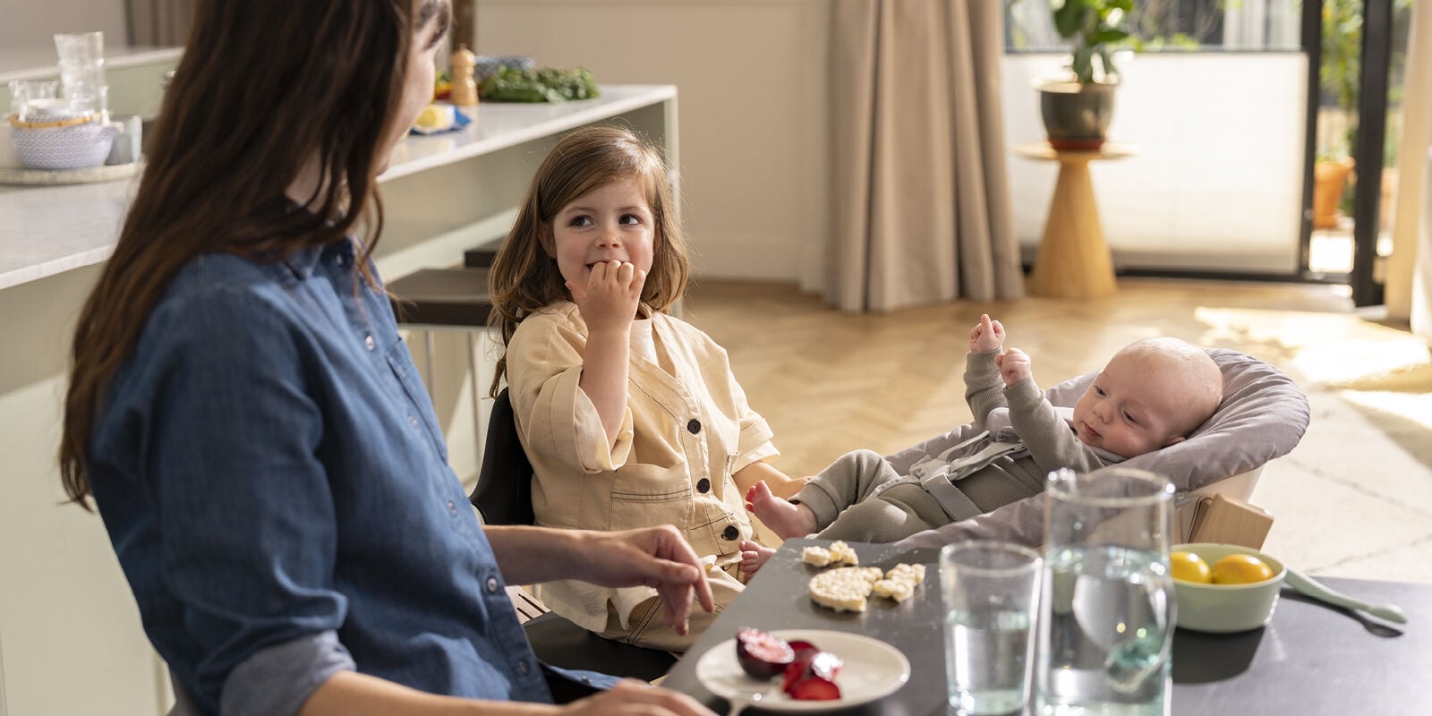 Стульчик растущий для новорожденных Stokke Tripp Trapp бук с сиденьем Newborn