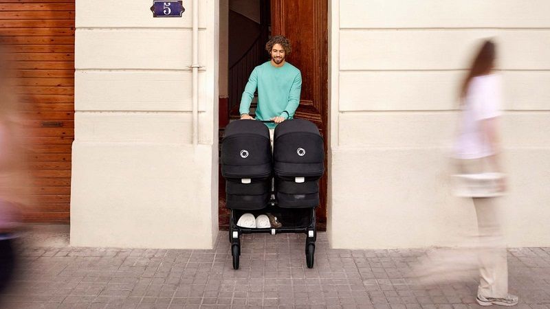 Коляска 2 в 1 Bugaboo Donkey 5 Twin шасси Graphite