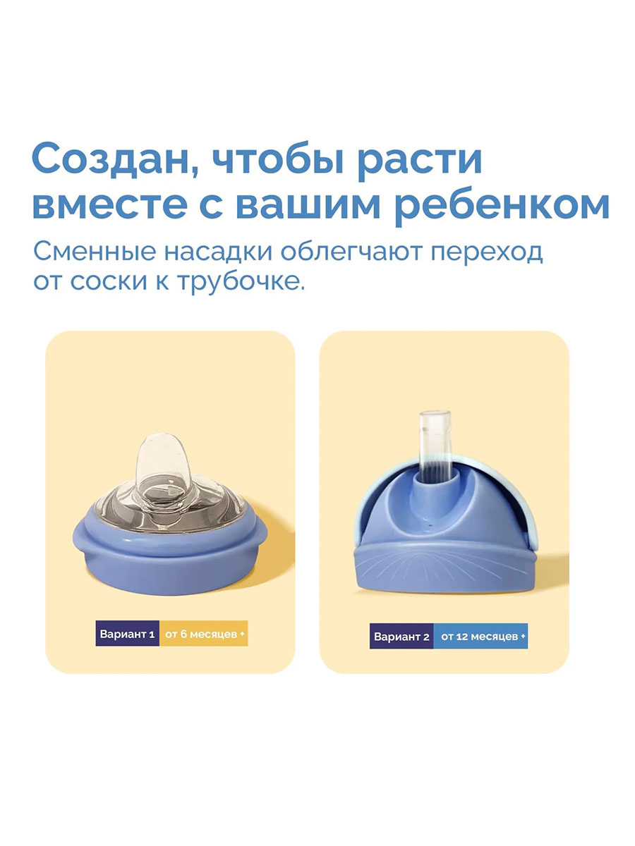 Бутылочка Hoppi для кормления антиколиковая из тритана 240 мл