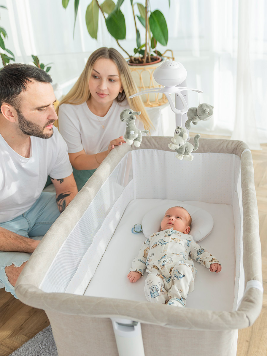 Кроватка CARRELLO Bloom белая рама CRL-10304
